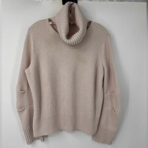 Dorothee Schumacher Wool Cashmere Knit Sweater Ivory Cream Womens 2 Cutout | N23